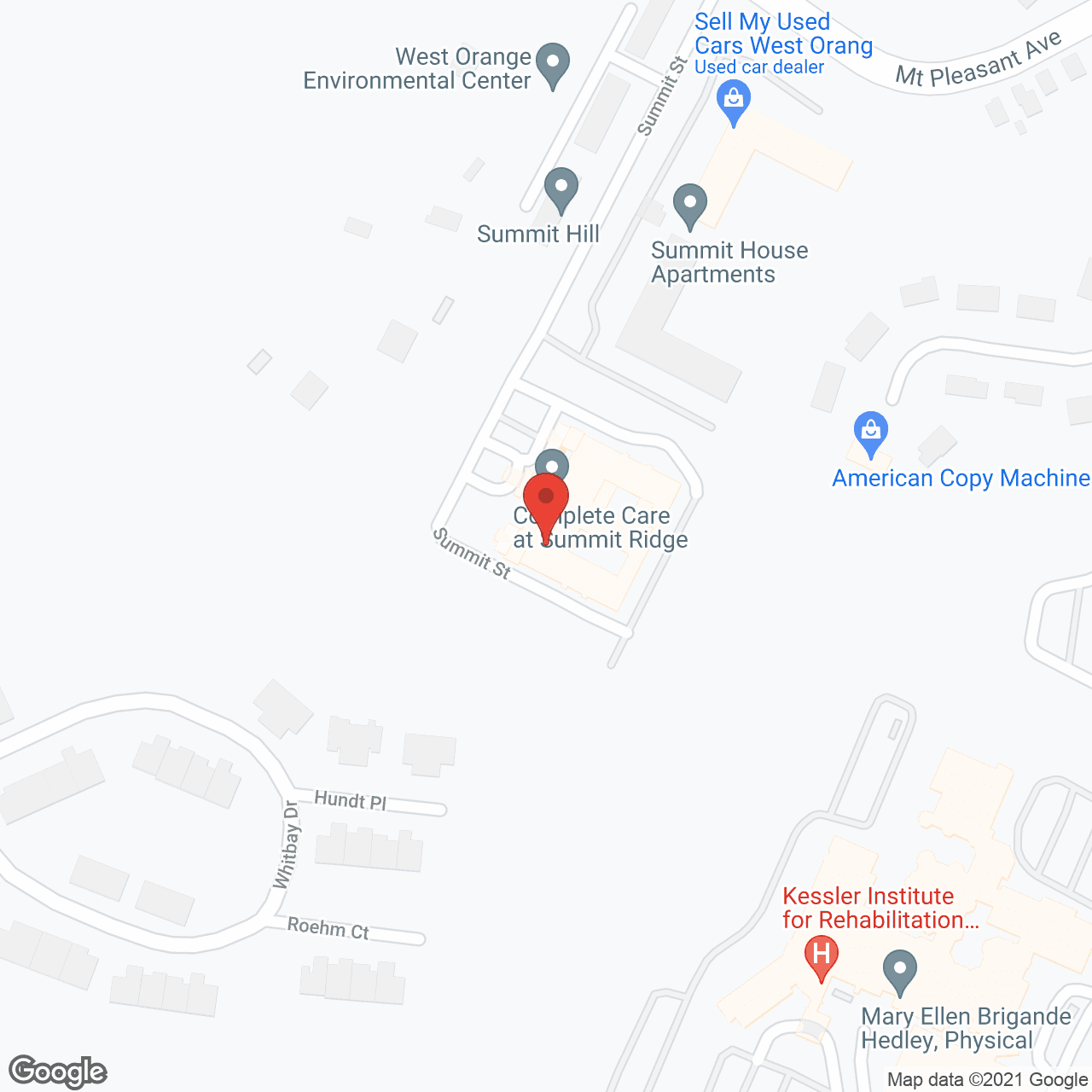 Complete Care at Summit Ridge in google map