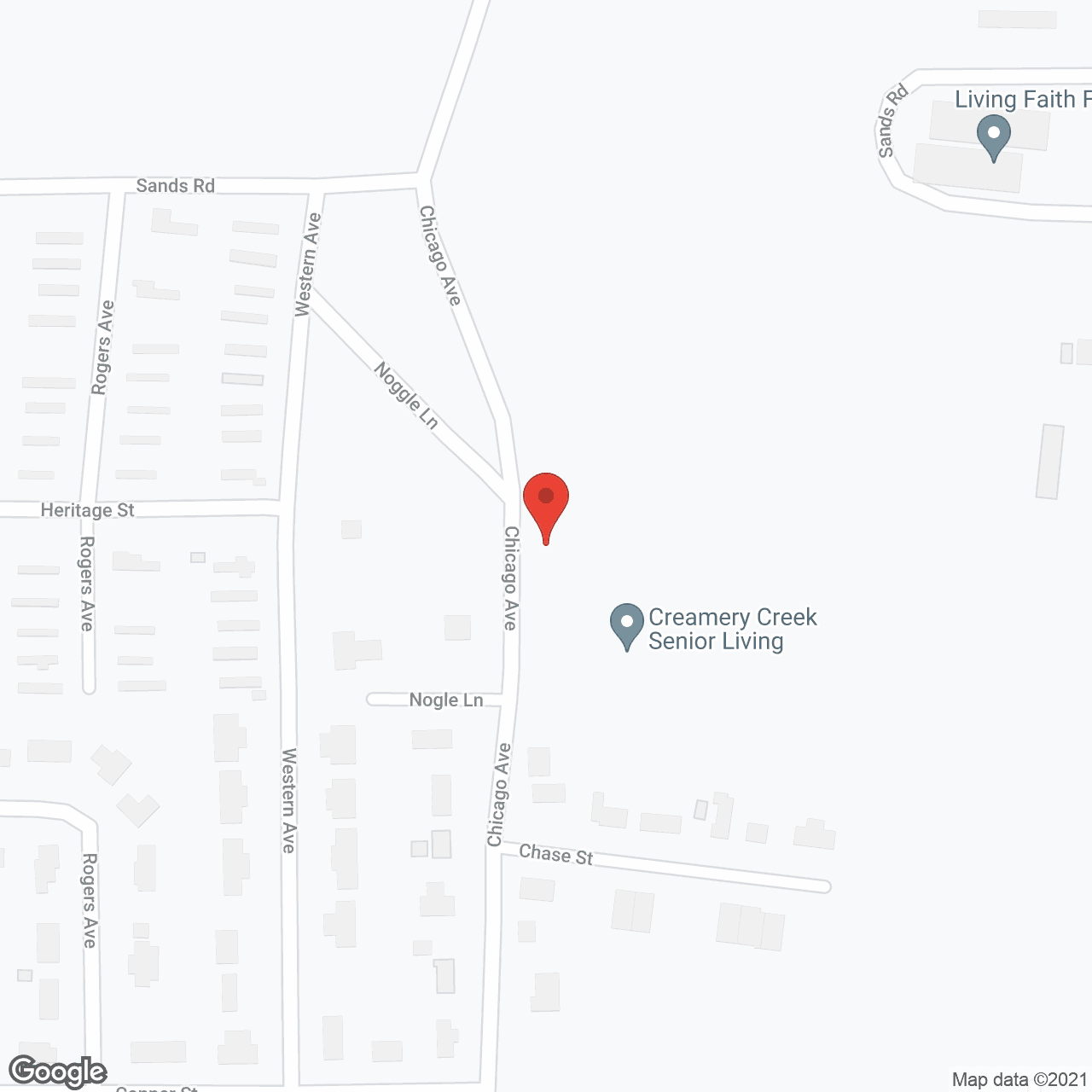 Creamery Creek Senior Living in google map