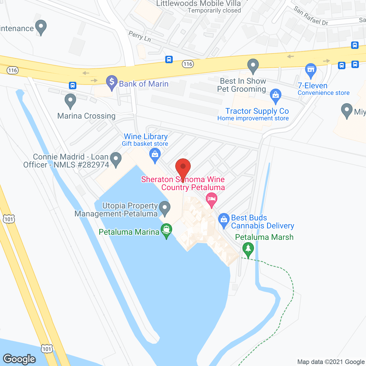 AccentCare of Petaluma in google map