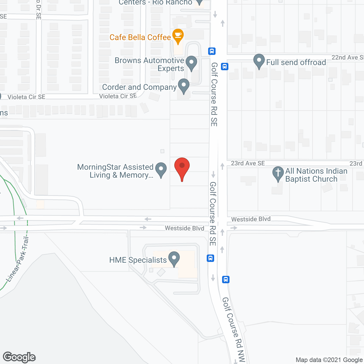 MorningStar Assisted Living and Memory Care of Rio Rancho in google map
