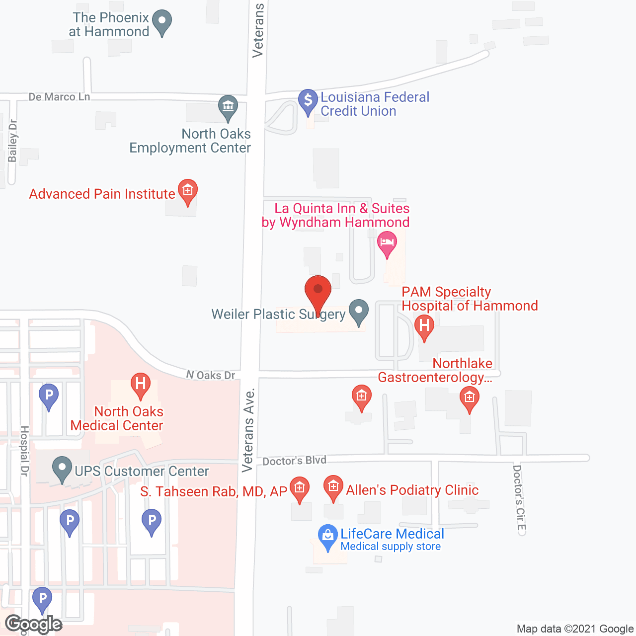 Key Home Health in google map