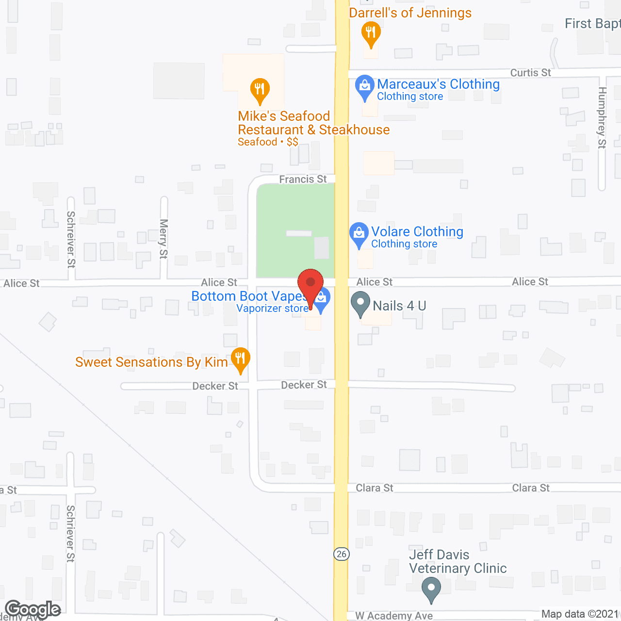 Jeff Davis Home Health in google map