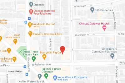 Belmont Village Lincoln Park in google map