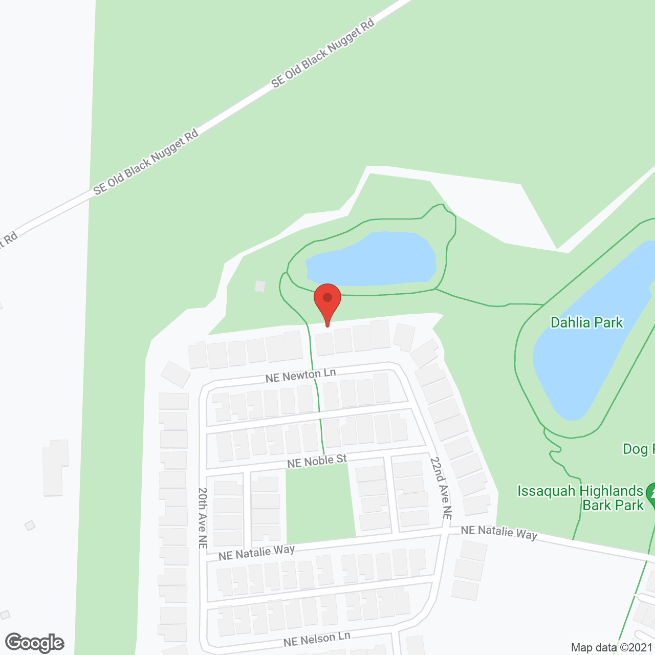 Sunrise of Issaquah in google map