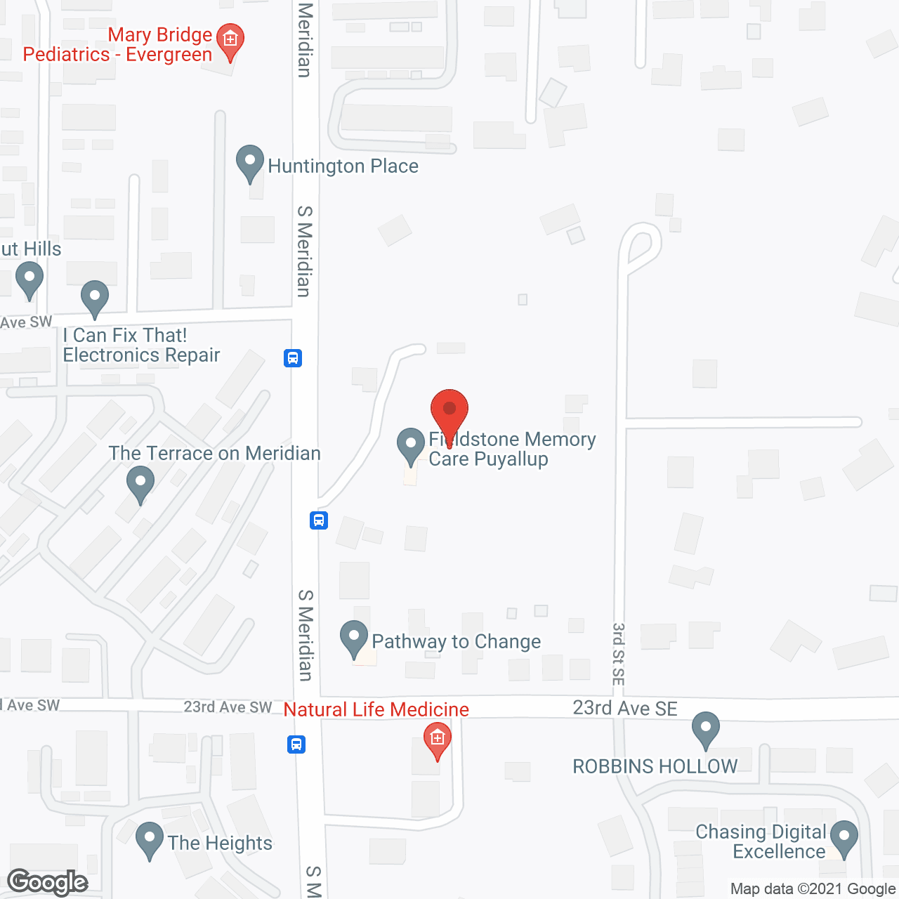 Fieldstone Memory Care Puyallup in google map