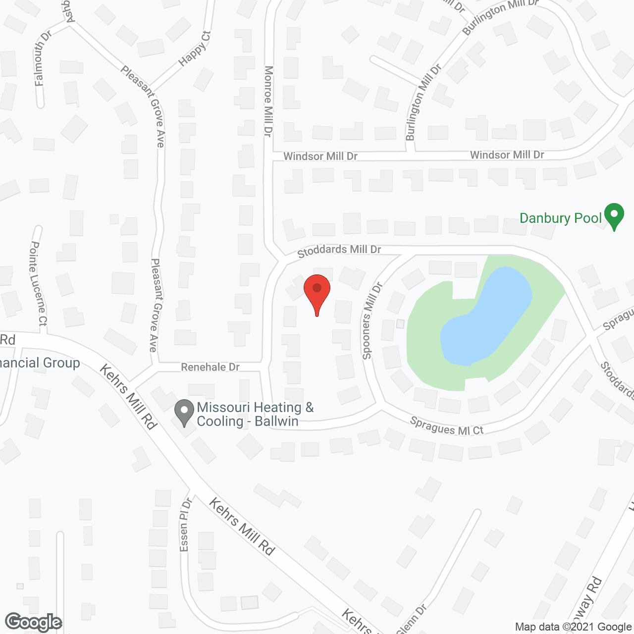 Creek Valley Retirement Community in google map