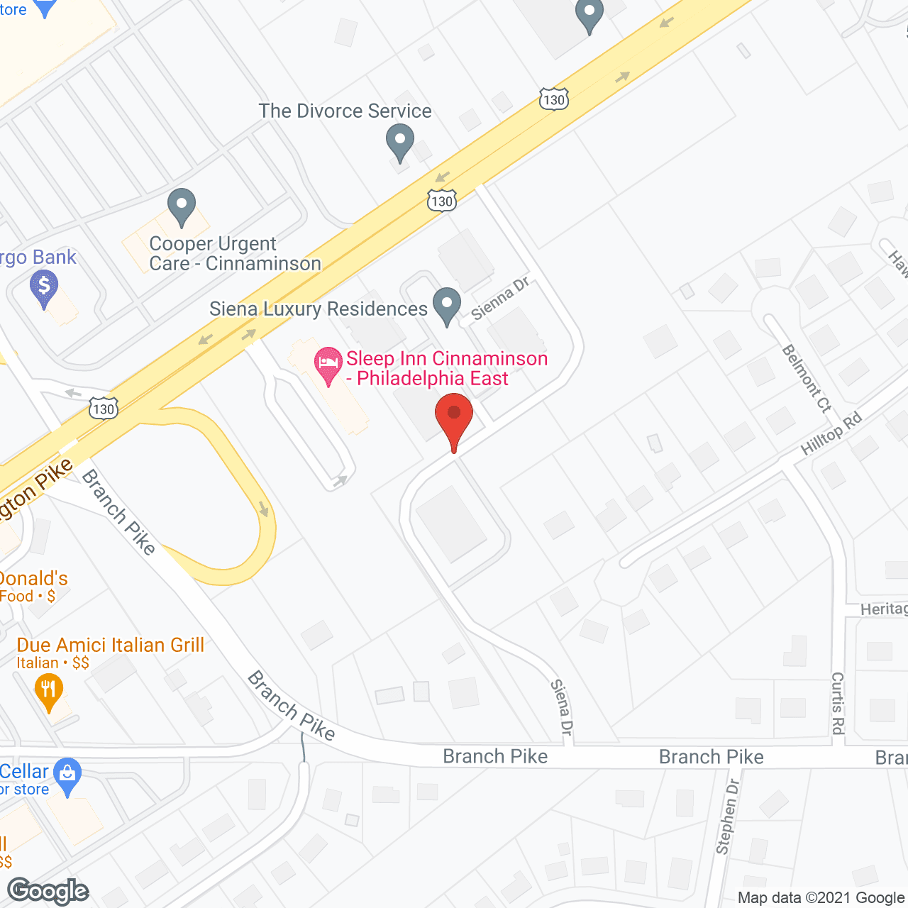 Siena Luxury Residence in google map