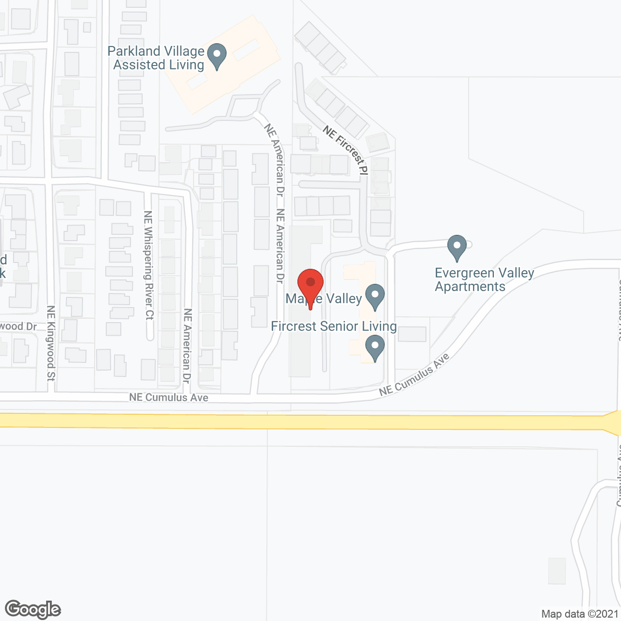 McMinnville Senior Living Apartments in google map