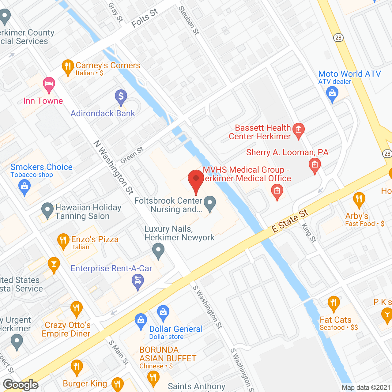 Foltsbrook Center for Senior Living in google map