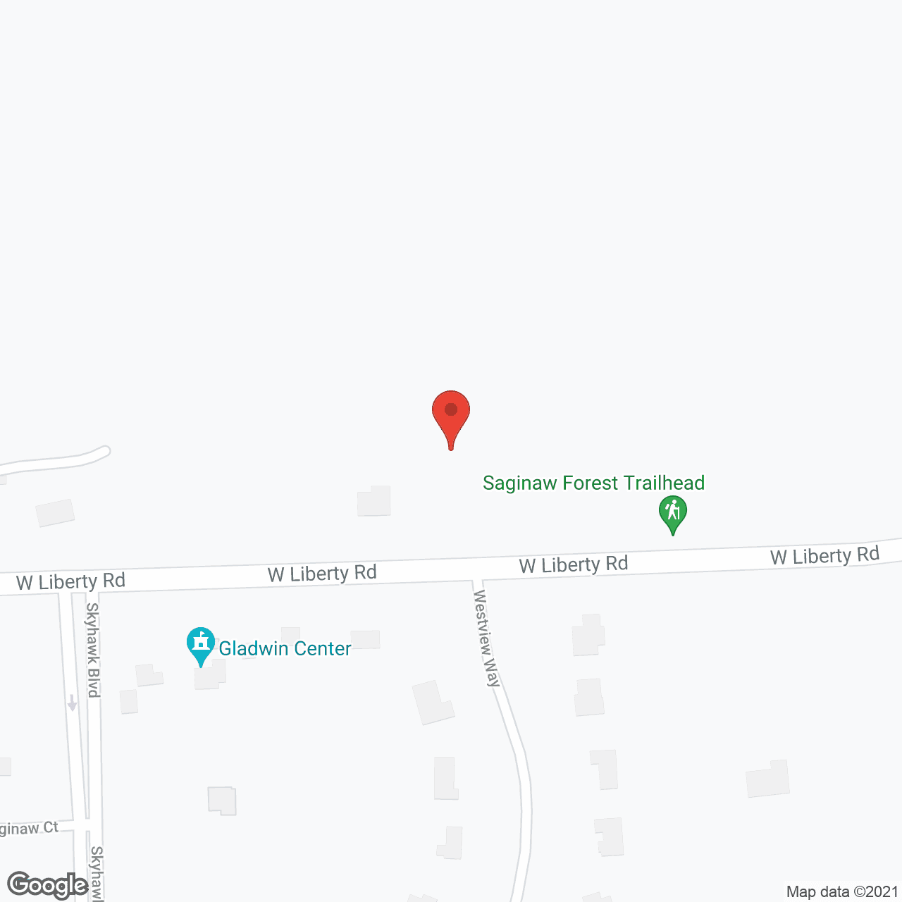 Clarendale Ann Arbor in google map
