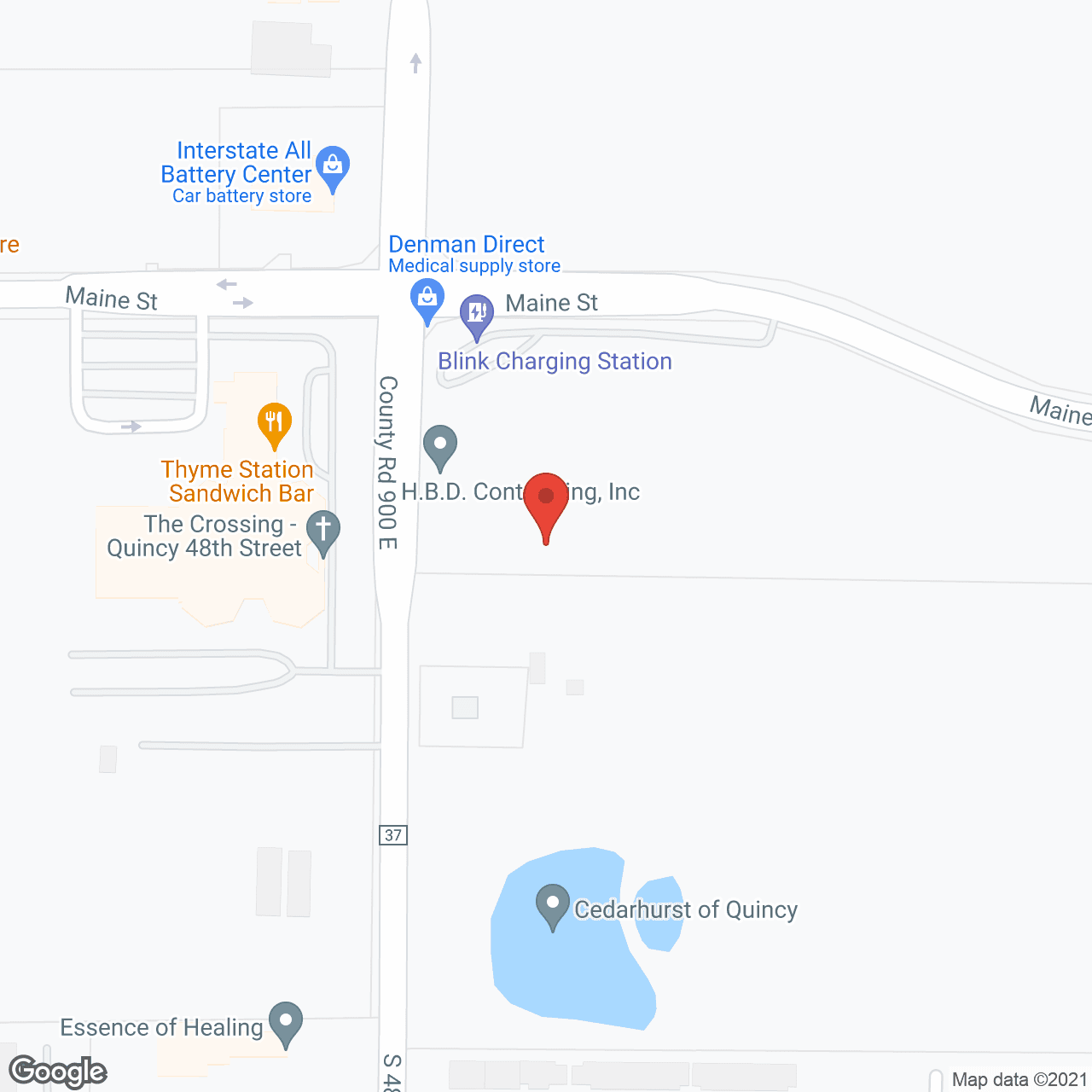 Cedarhurst of Quincy in google map