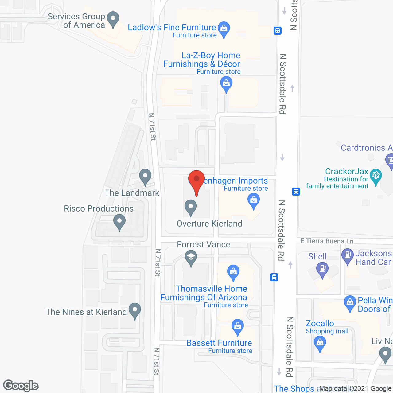 Overture Kierland 55+ Apartment Homes in google map