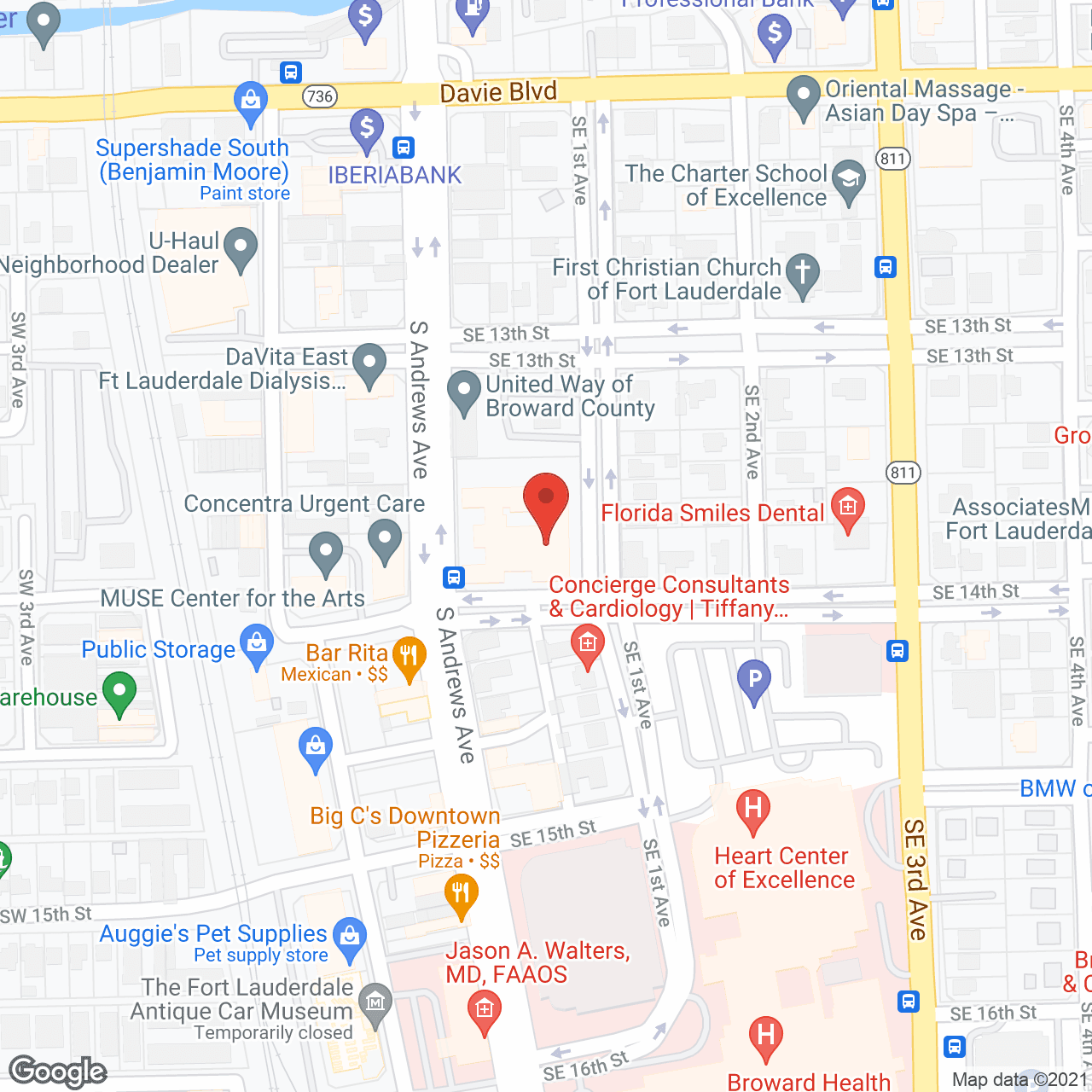 Broward Nursing and Rehabilitation Center in google map