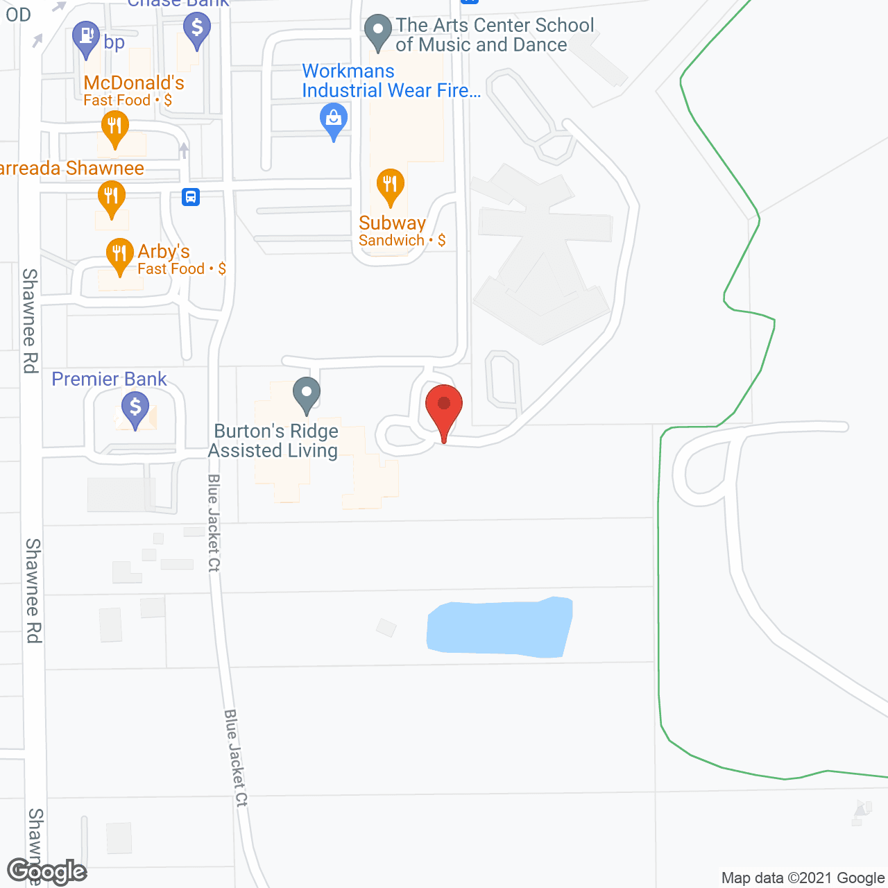 Burton's Ridge Assisted Living in google map