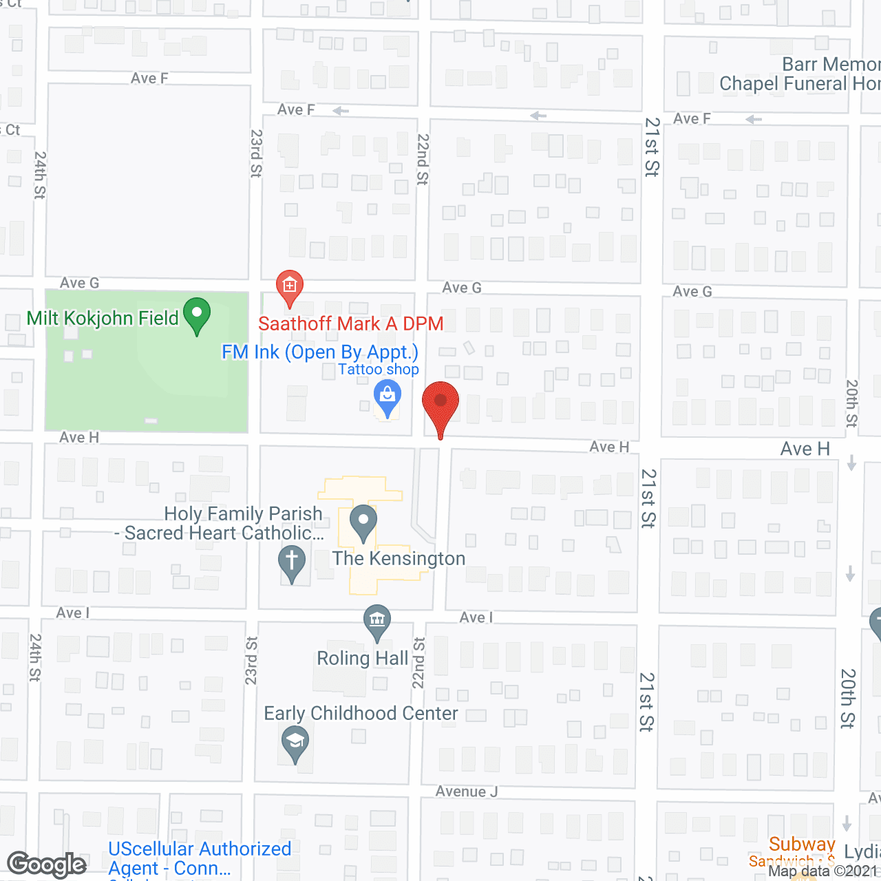 The Kensington Senior Living and Memory Care at Fort Madison in google map