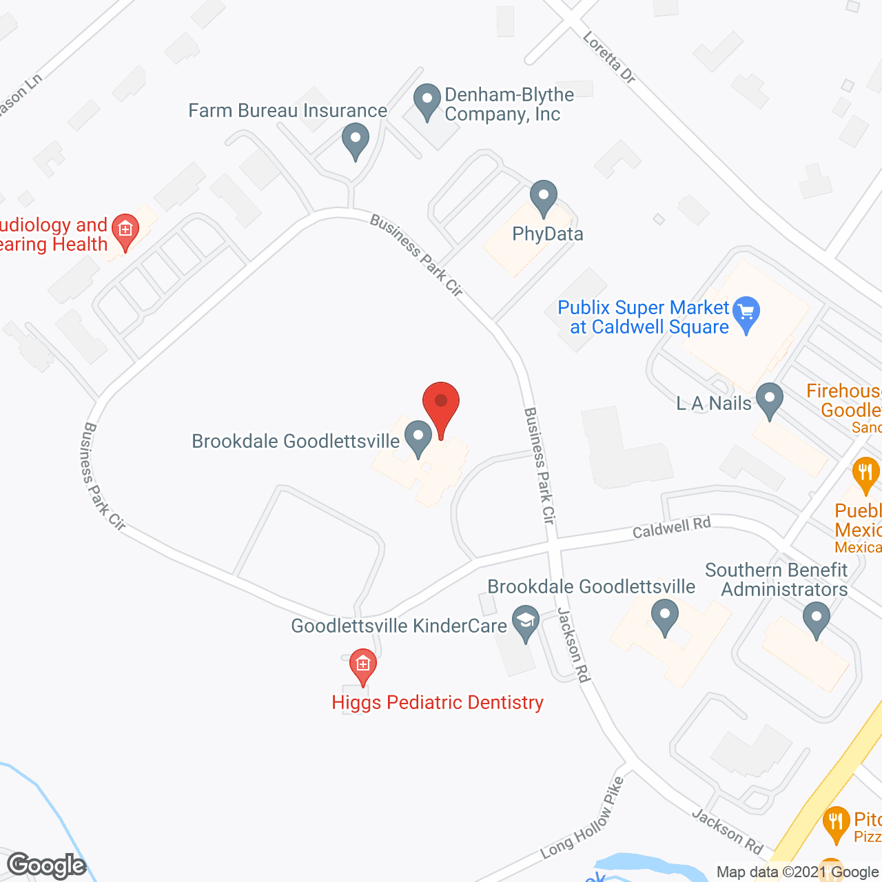 Brookdale Goodlettsville (MC) in google map