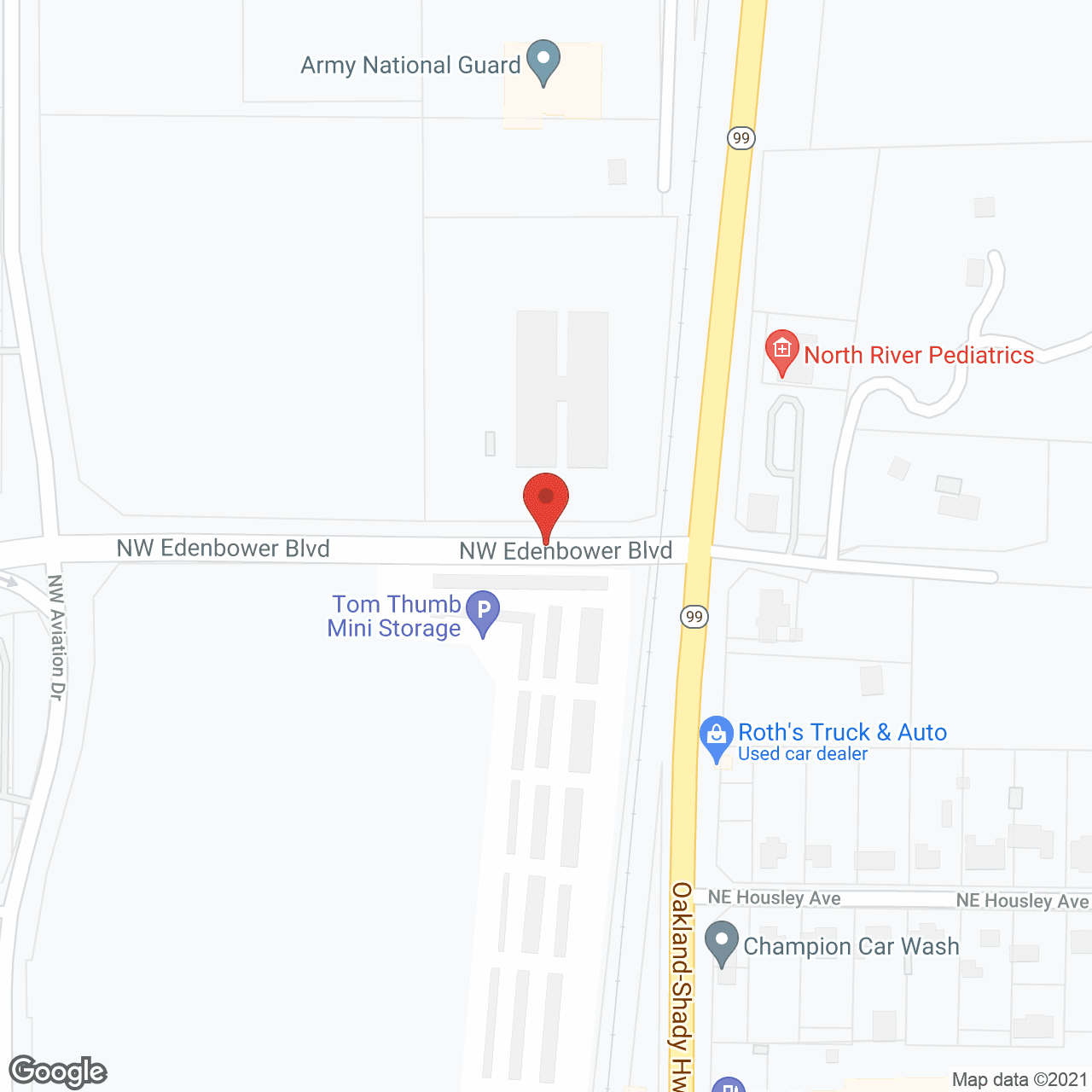 Brookdale Roseburg in google map