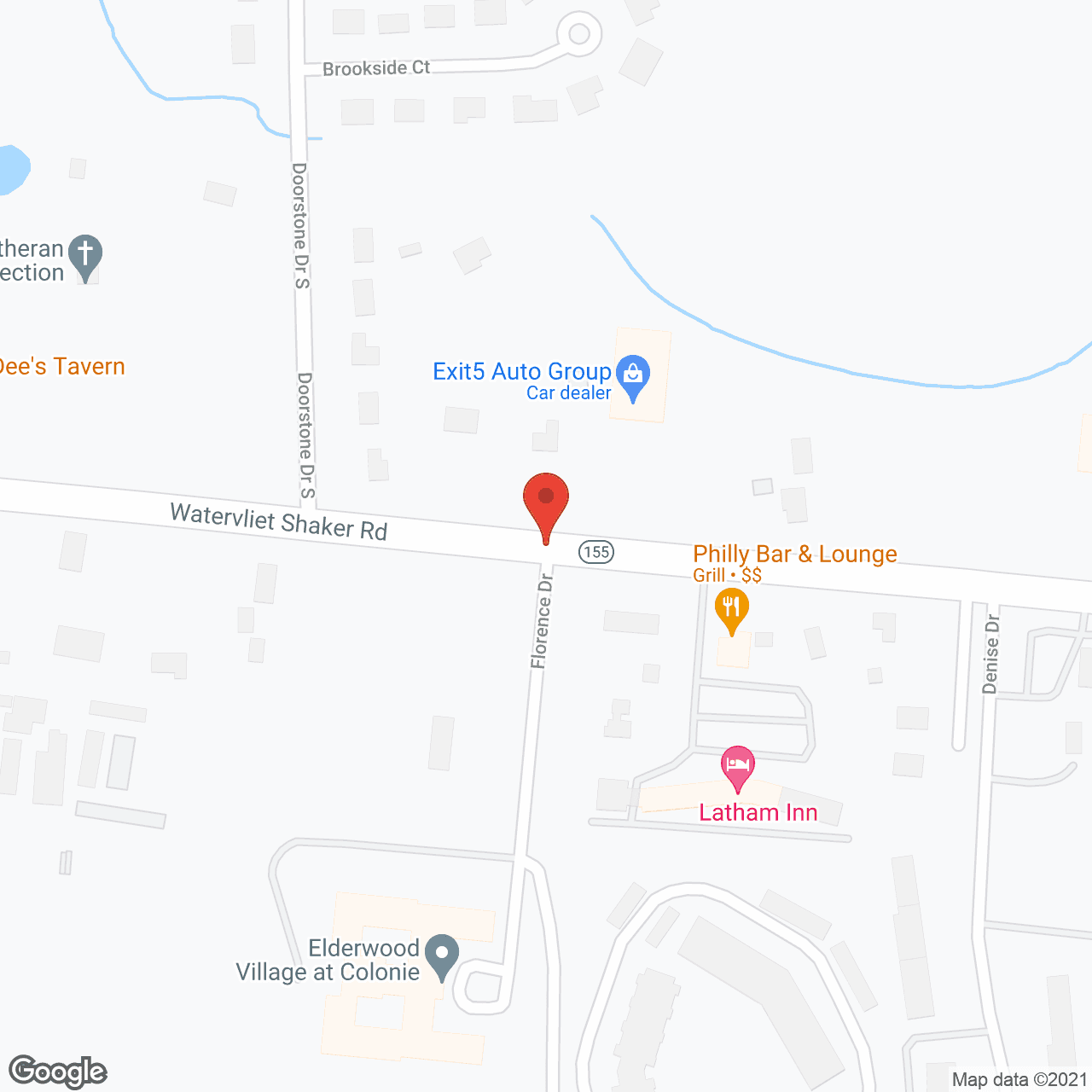 Elderwood Village at Colonie in google map
