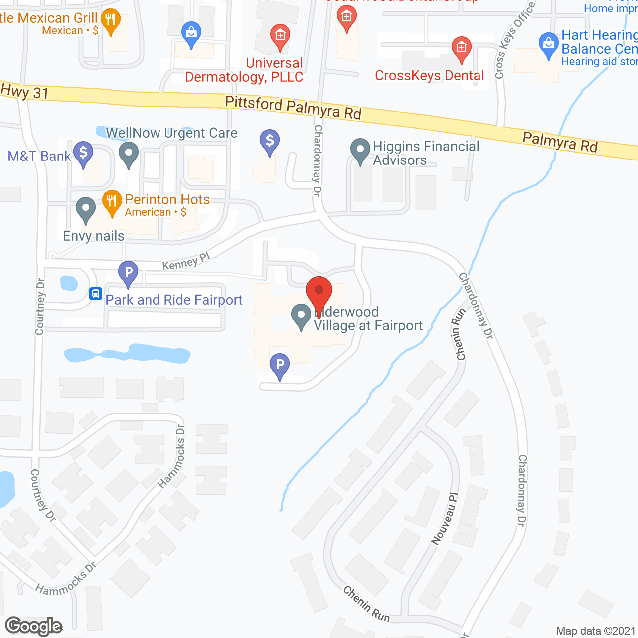 Elderwood Village at Fairport in google map