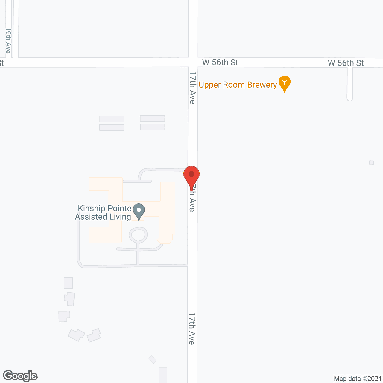 Kinship Pointe Northridge in google map