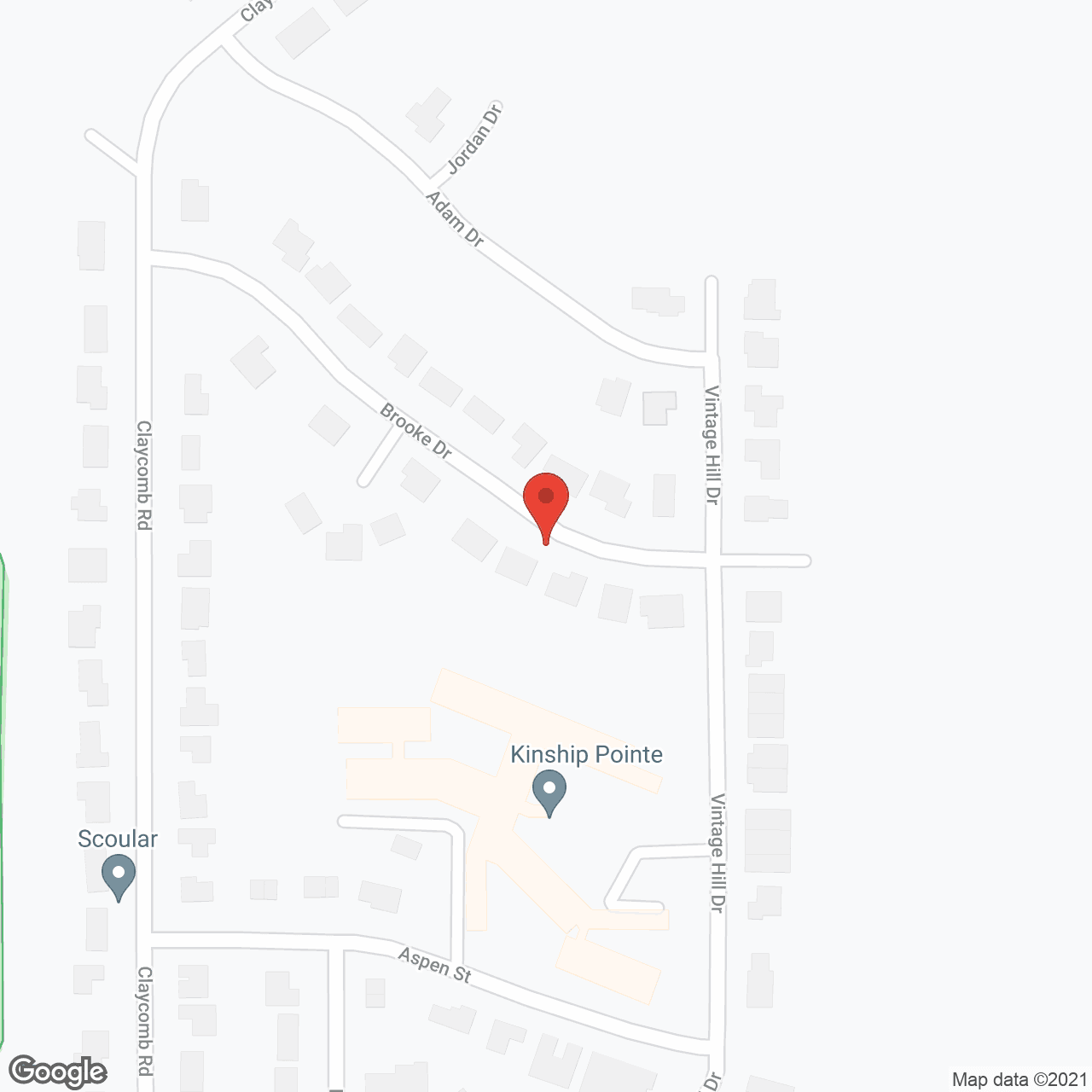 Kinship Pointe Wayne in google map