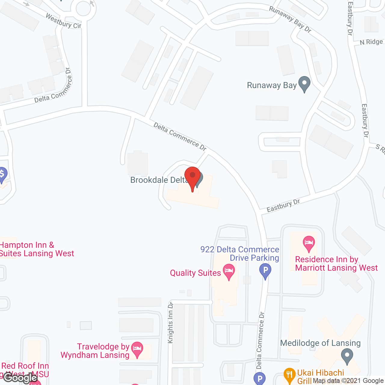 Brookdale Delta MC in google map
