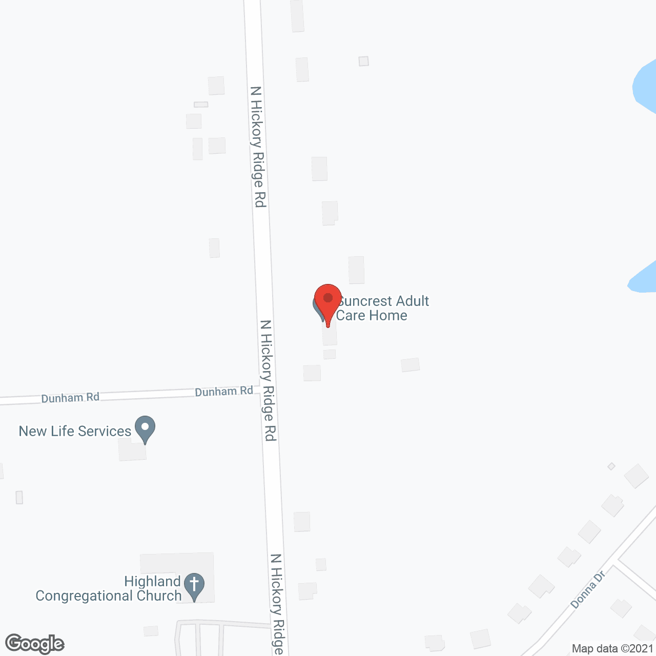 Suncrest Adult Care Home in google map