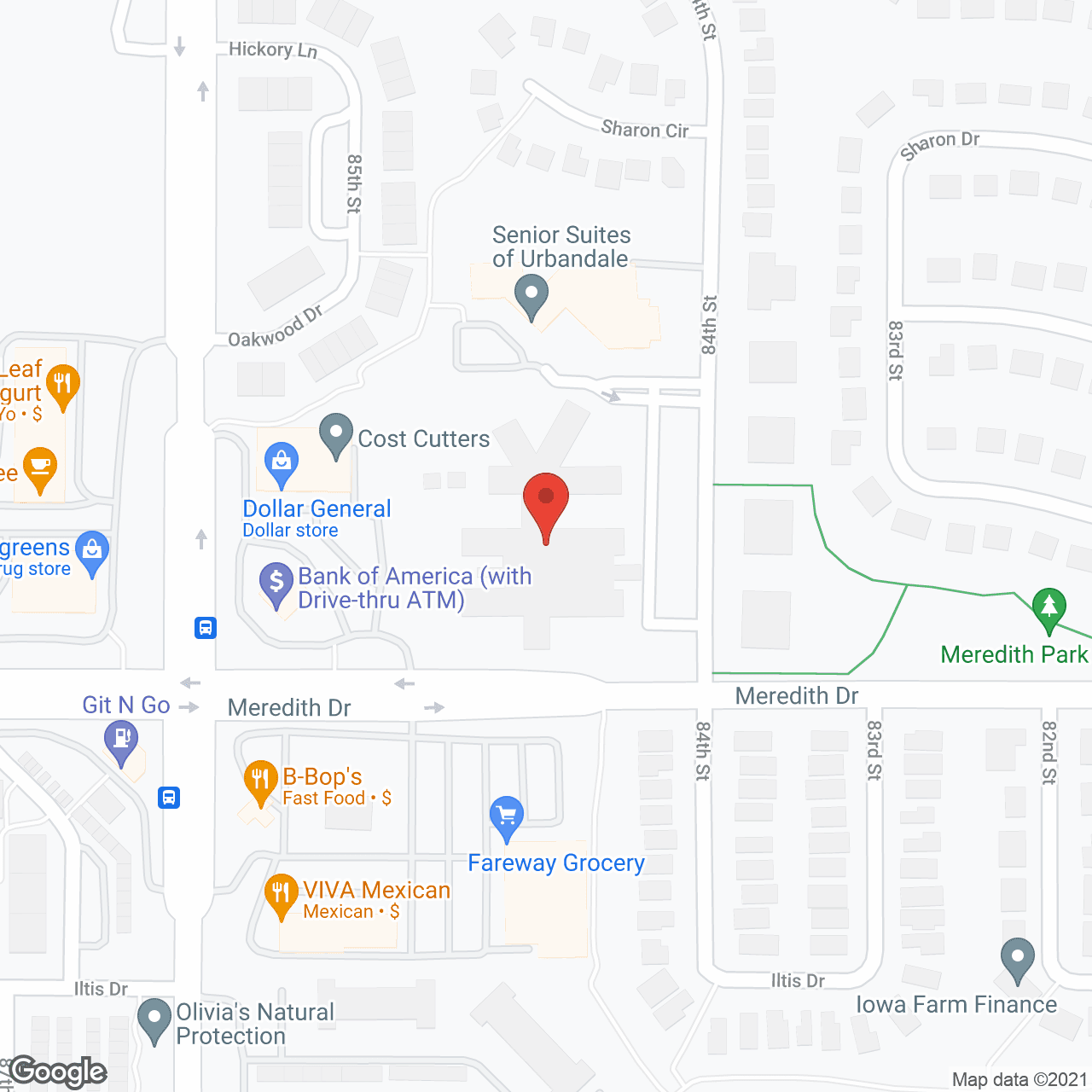 Urbandale Health Care Center in google map