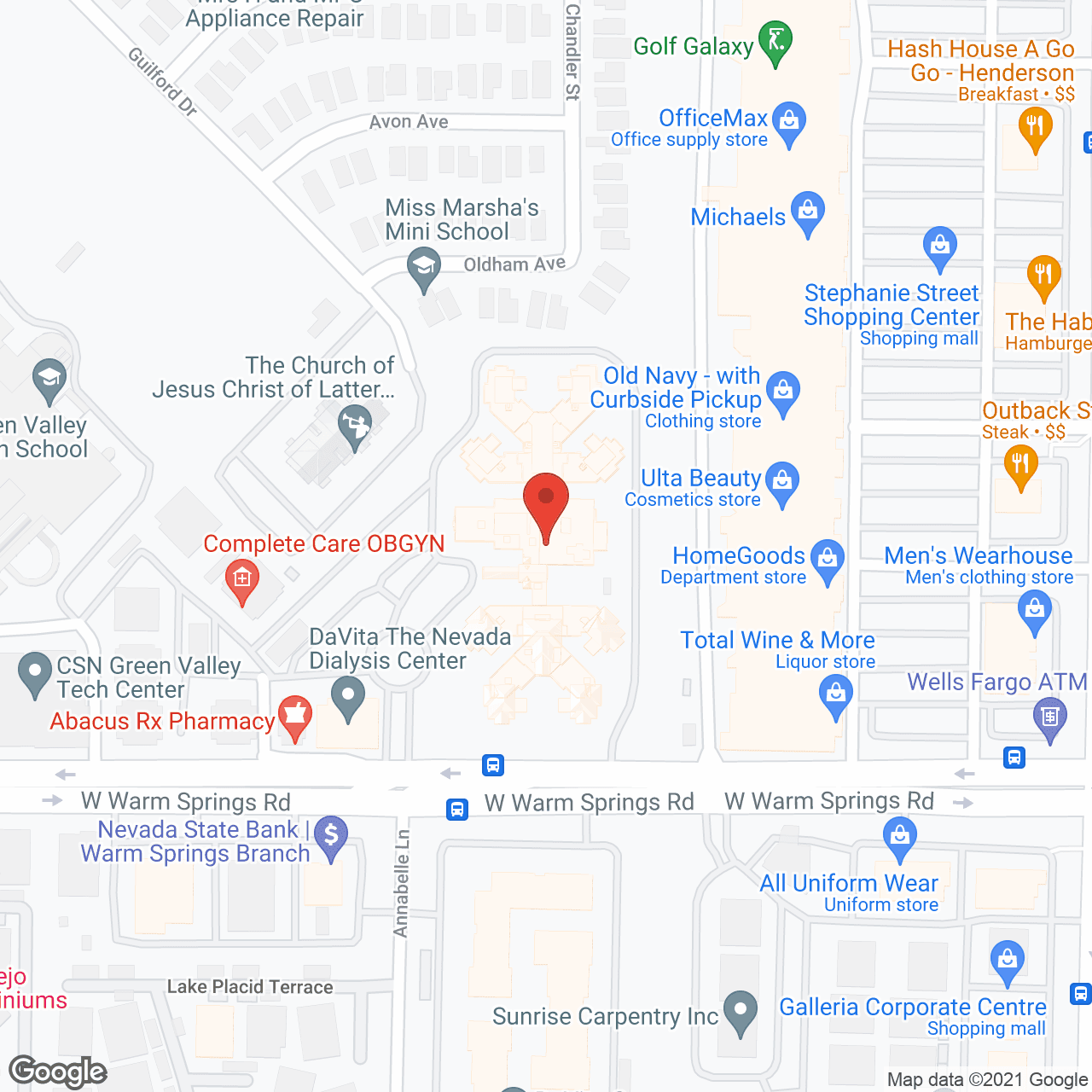 TLC Care Center in google map