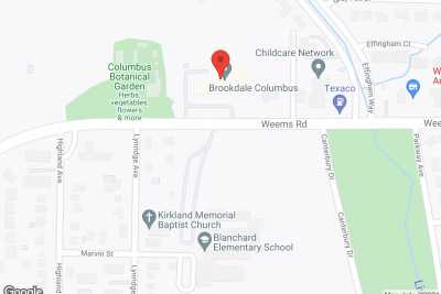 Brookdale Columbus in google map