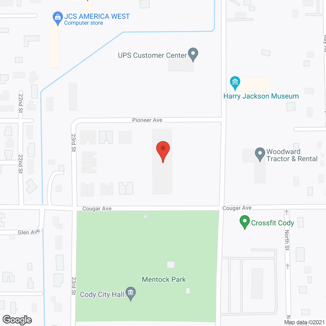 Absaroka Senior Living in google map