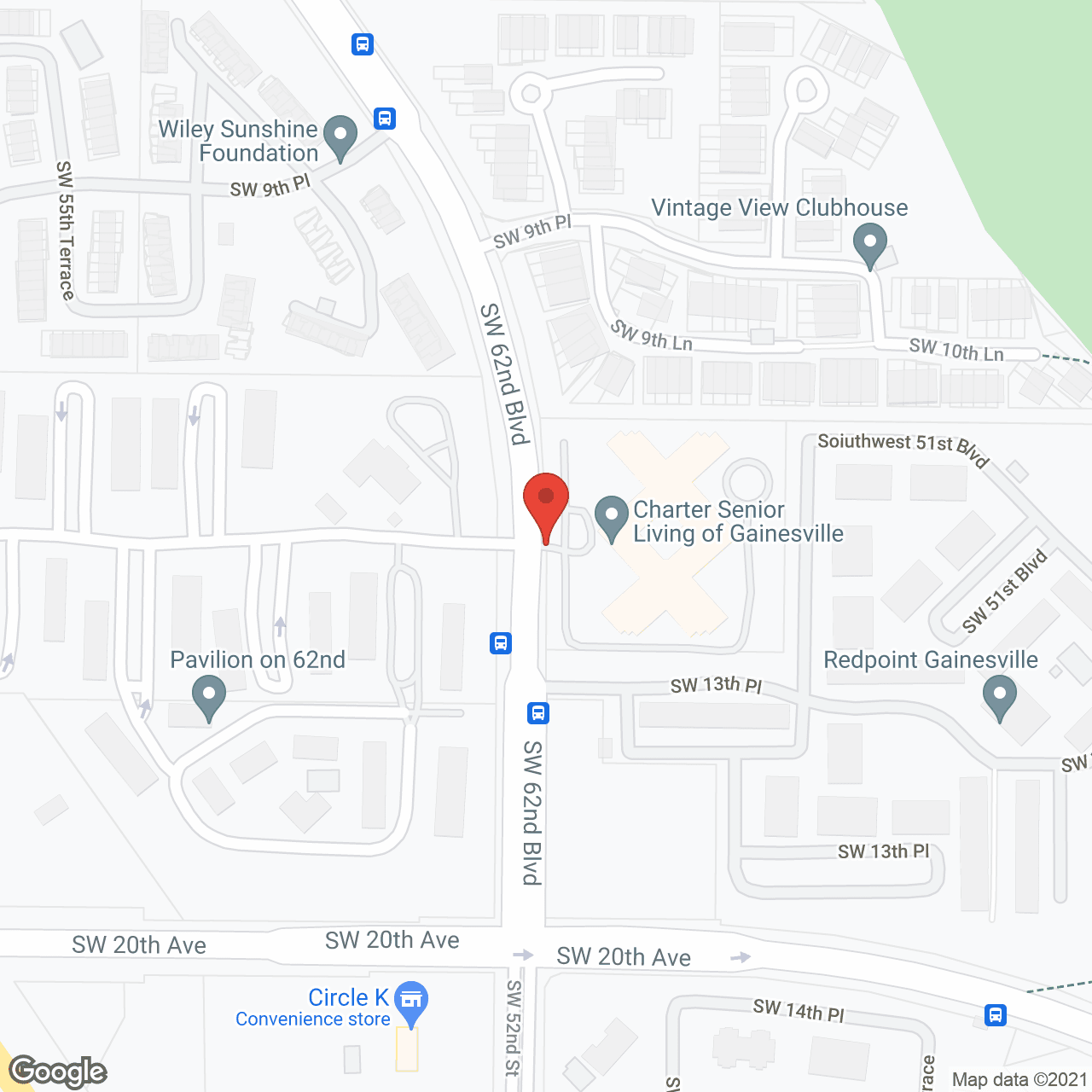 Charter Senior Living of Gainesville in google map