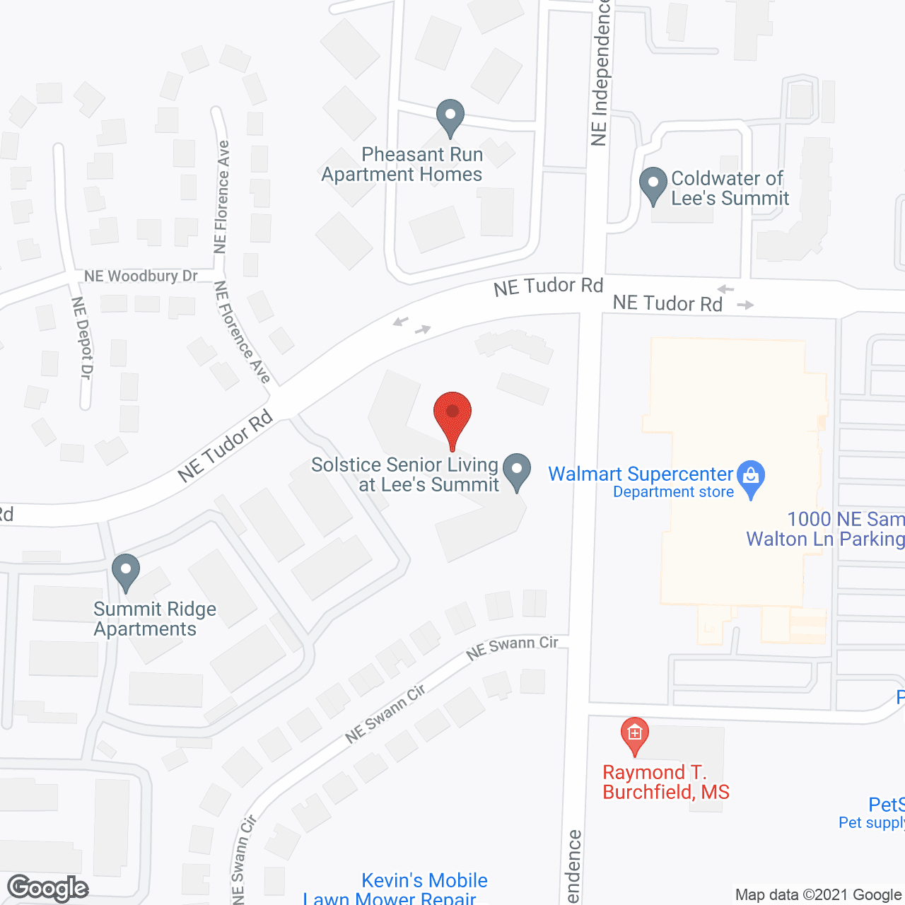 Solstice Senior Living at Lee's Summit in google map