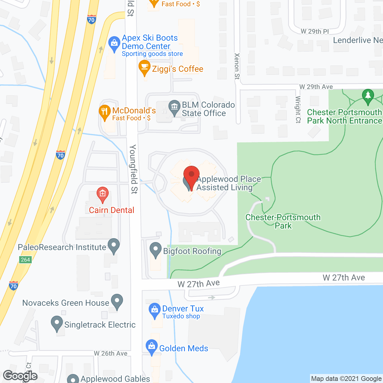 MorningStar at Applewood in google map