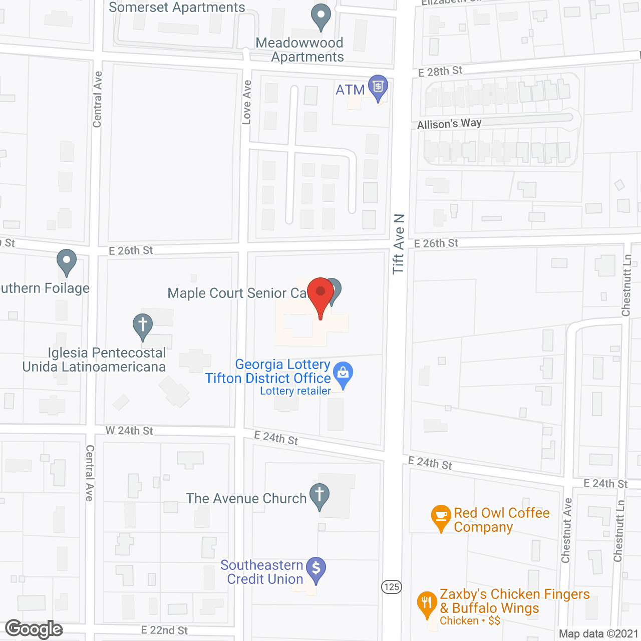 Maple Court Senior Living in google map