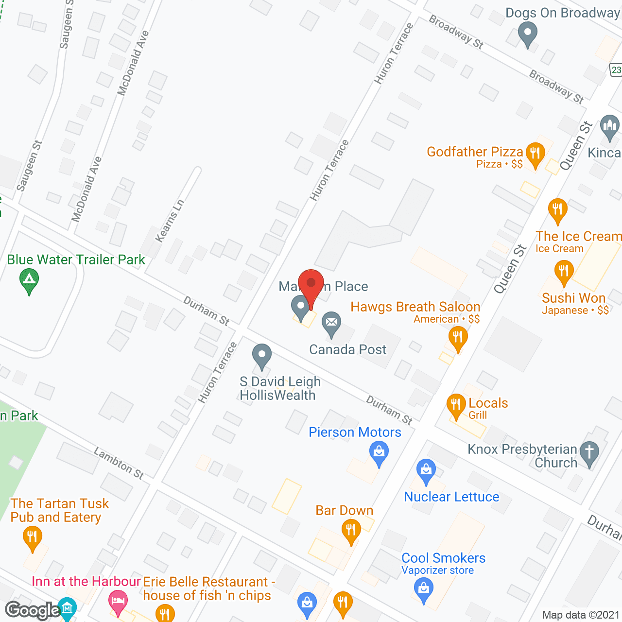 Malcolm Place Retirement Residence in google map