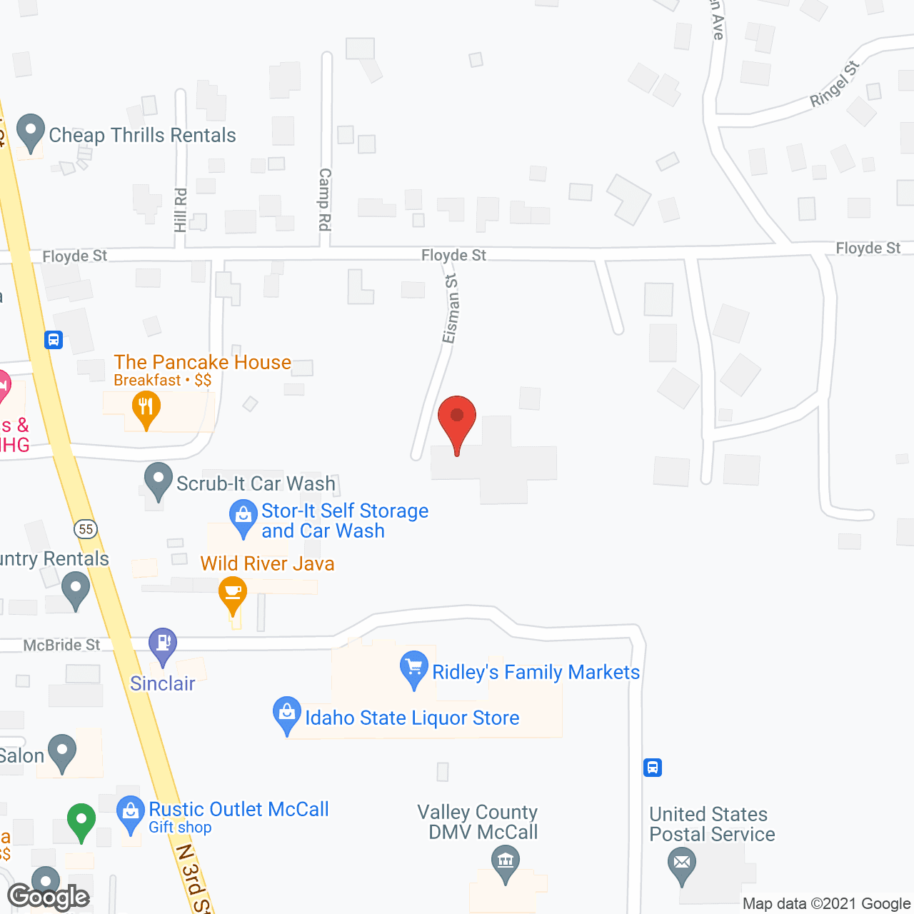 SunBridge Care and Rehabilitation for McCall in google map