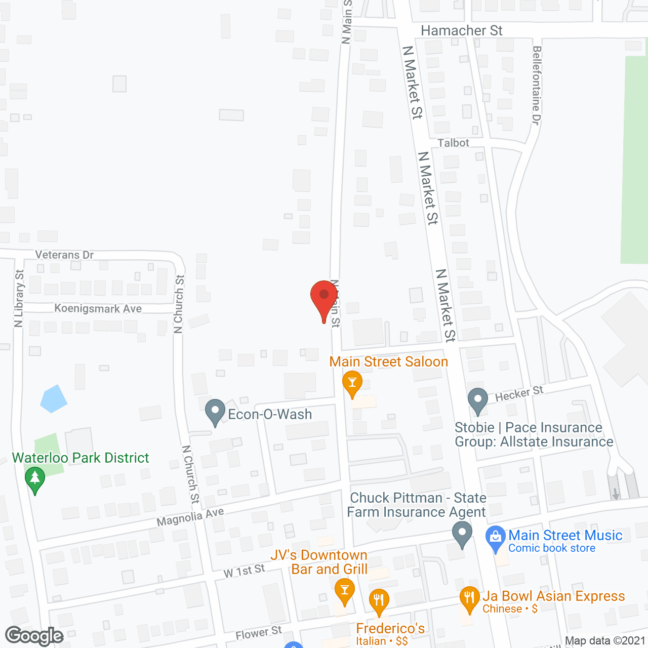 Cedarhurst of Waterloo in google map