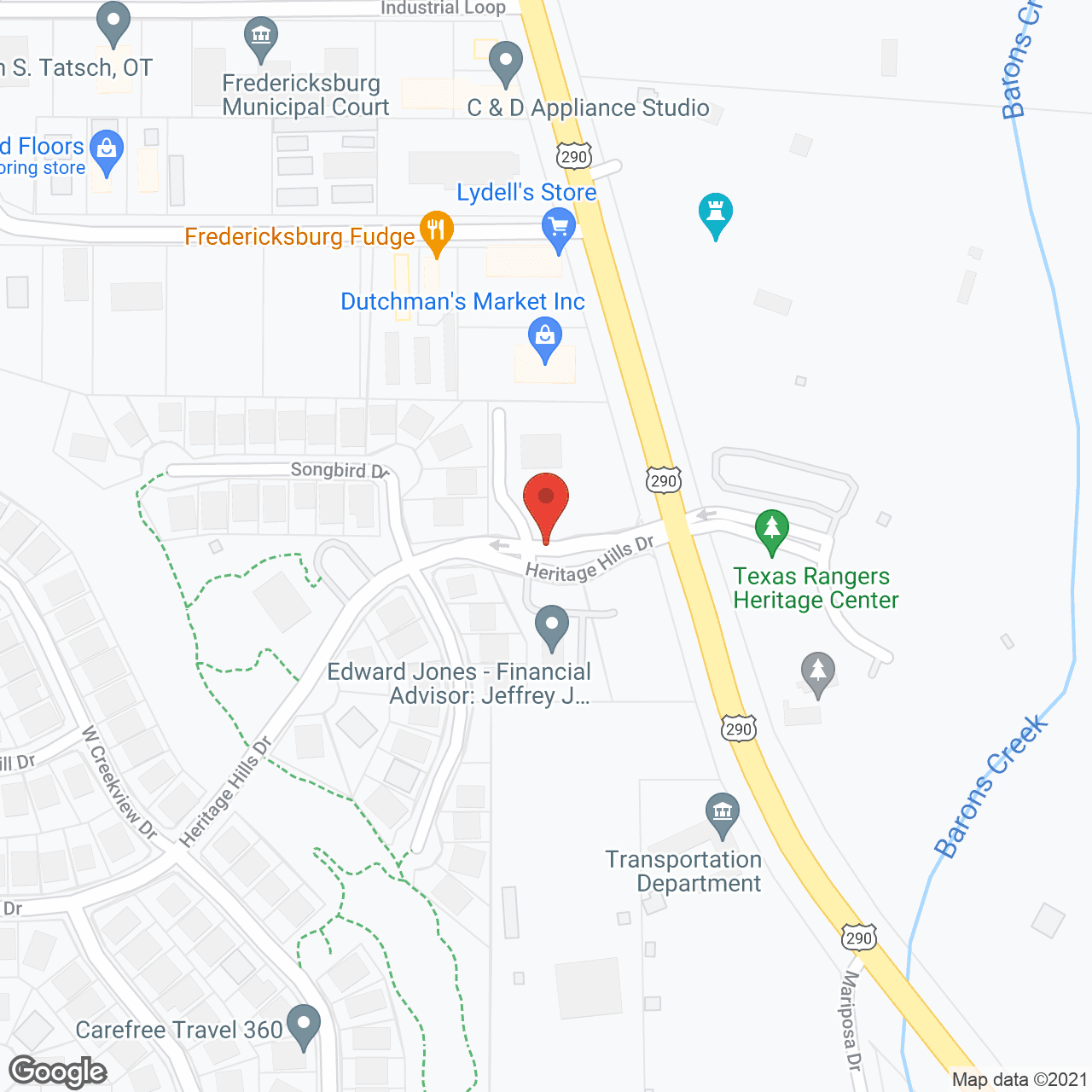 Morning Star Memory Care of Fredericksburg, TX LLC in google map