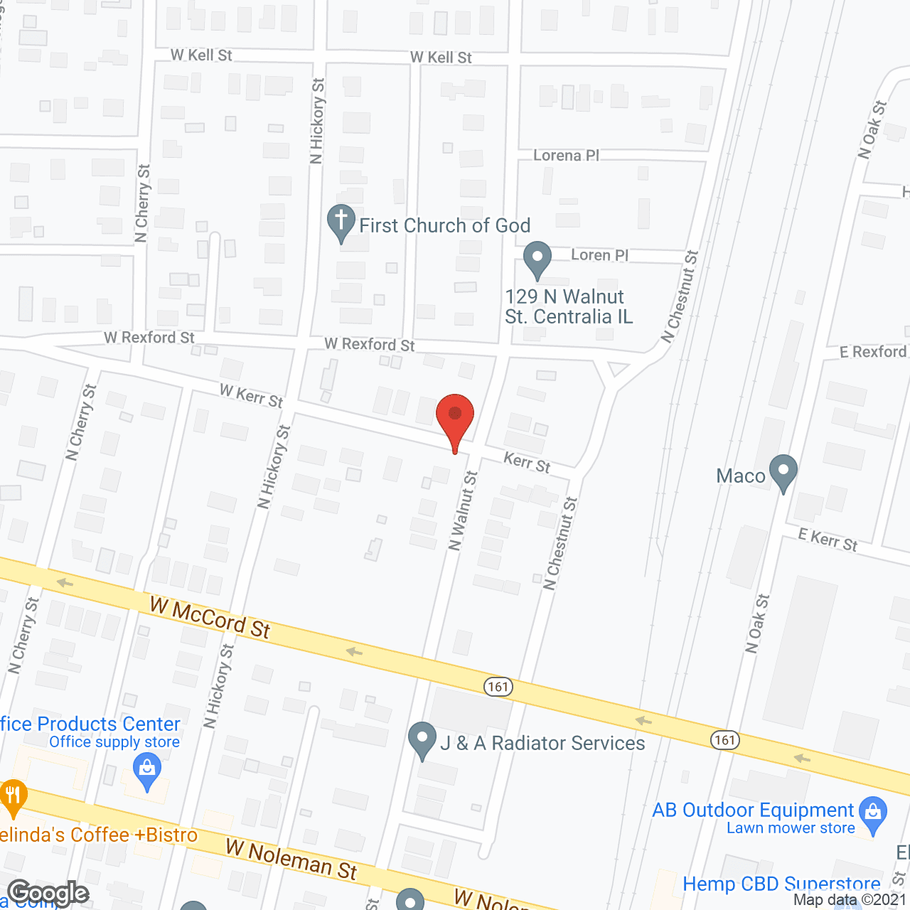 Cedarhurst of Centralia in google map