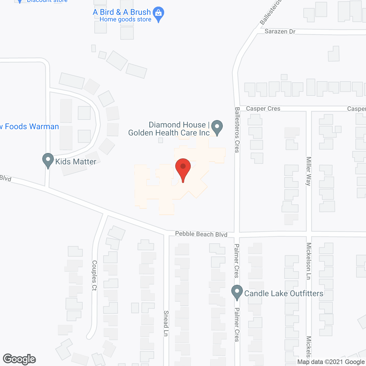 Diamond House in google map