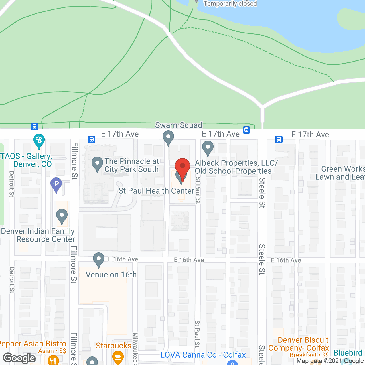 St Paul Health Center in google map