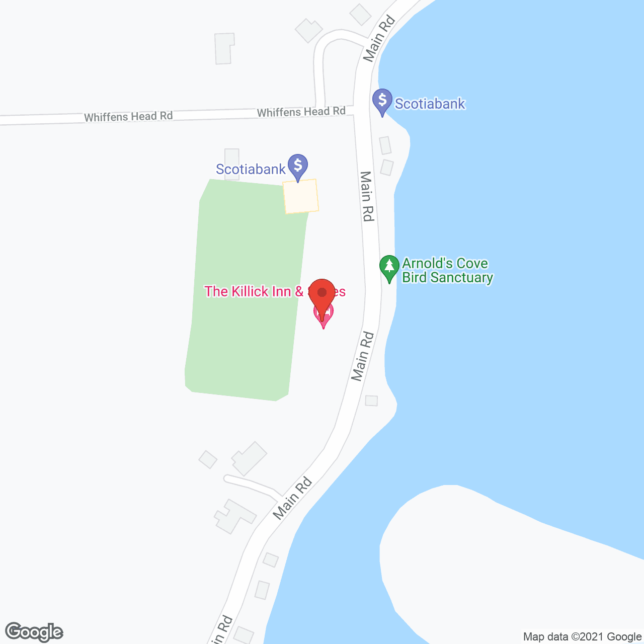 The Killick in the Cove in google map