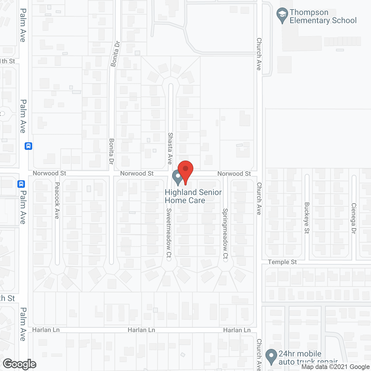 Highland Senior Home Care, LLC in google map