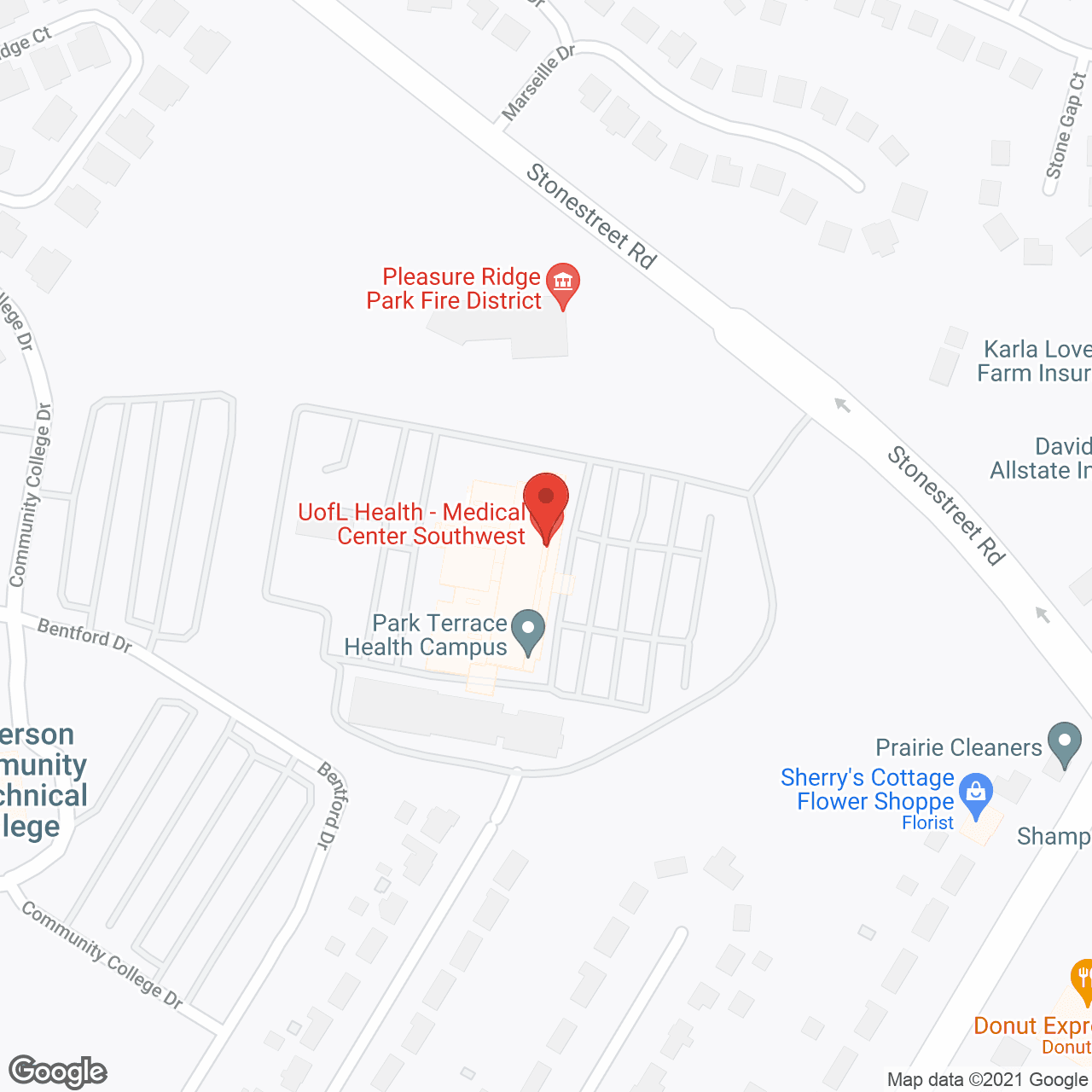 Park Terrace Health Campus in google map