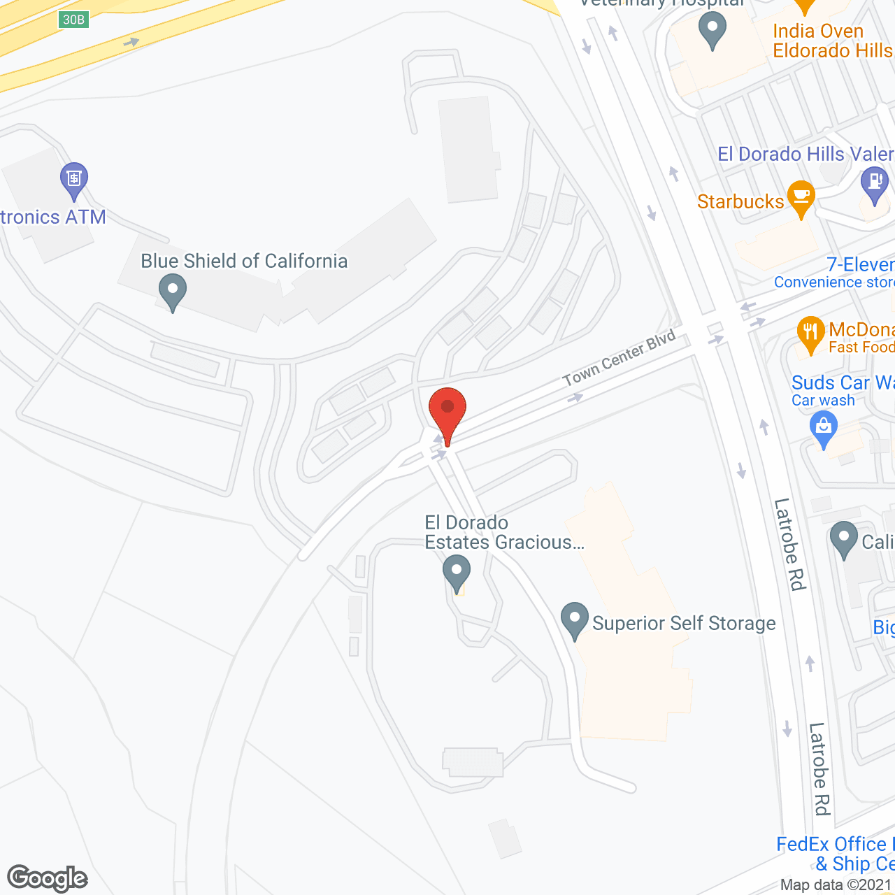 El Dorado Estates in google map
