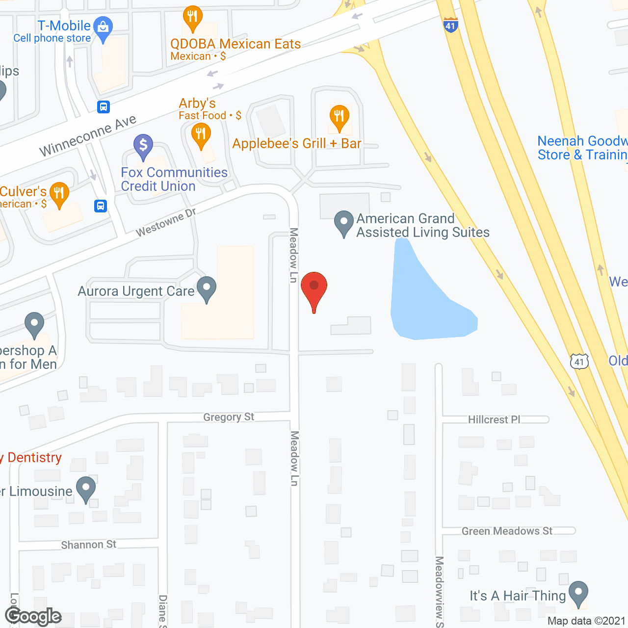 American Grand Assisted Living Suites in google map