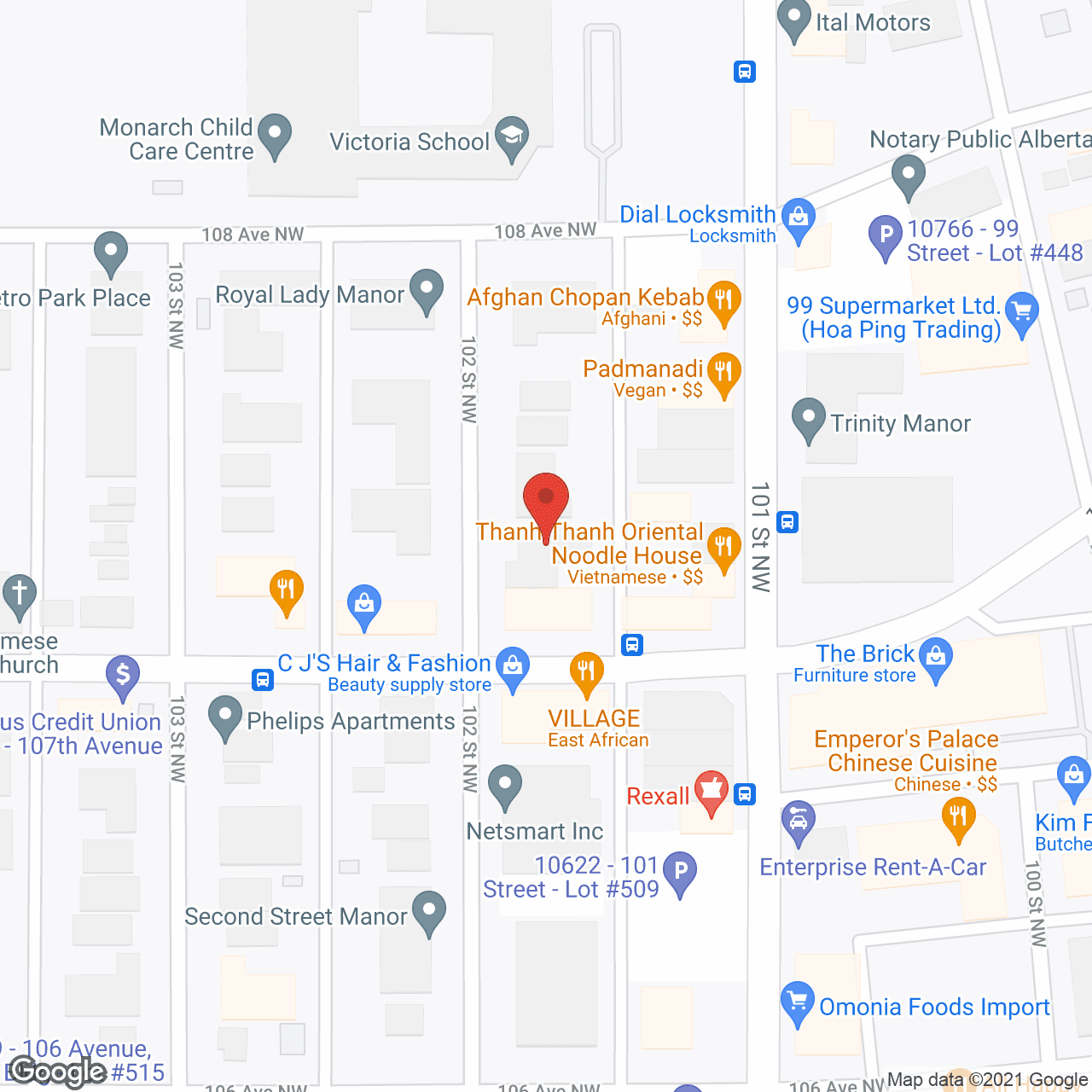 Ramona Court in google map