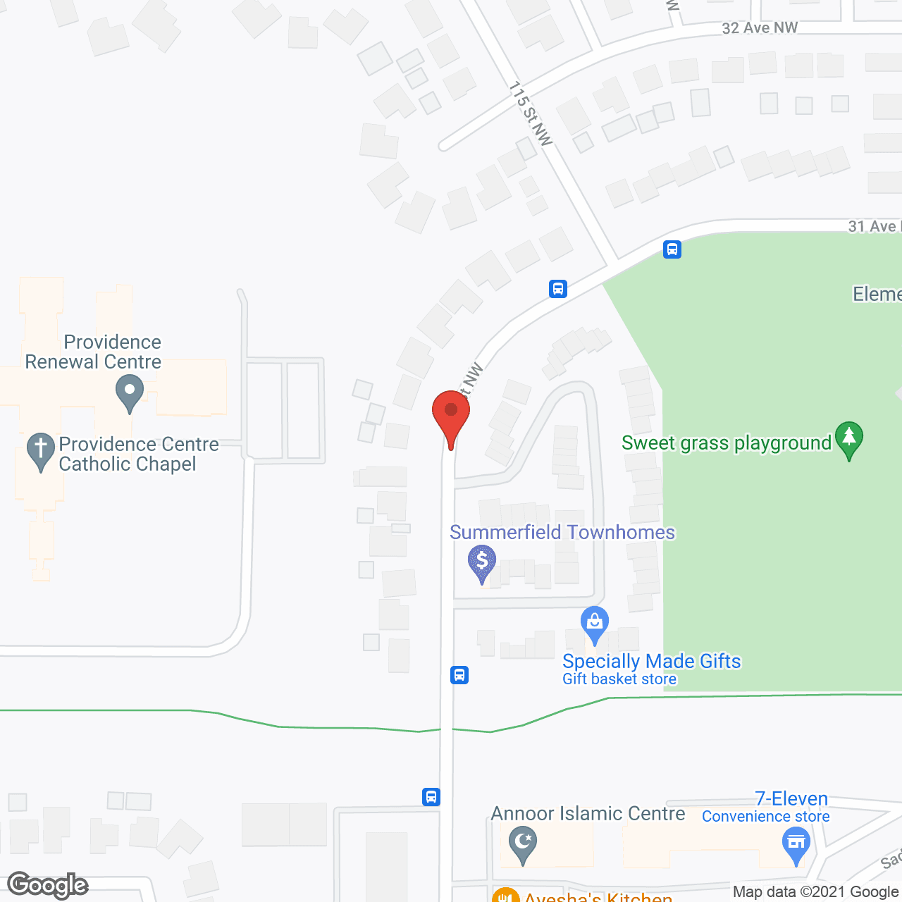 Summerfield Townhomes in google map