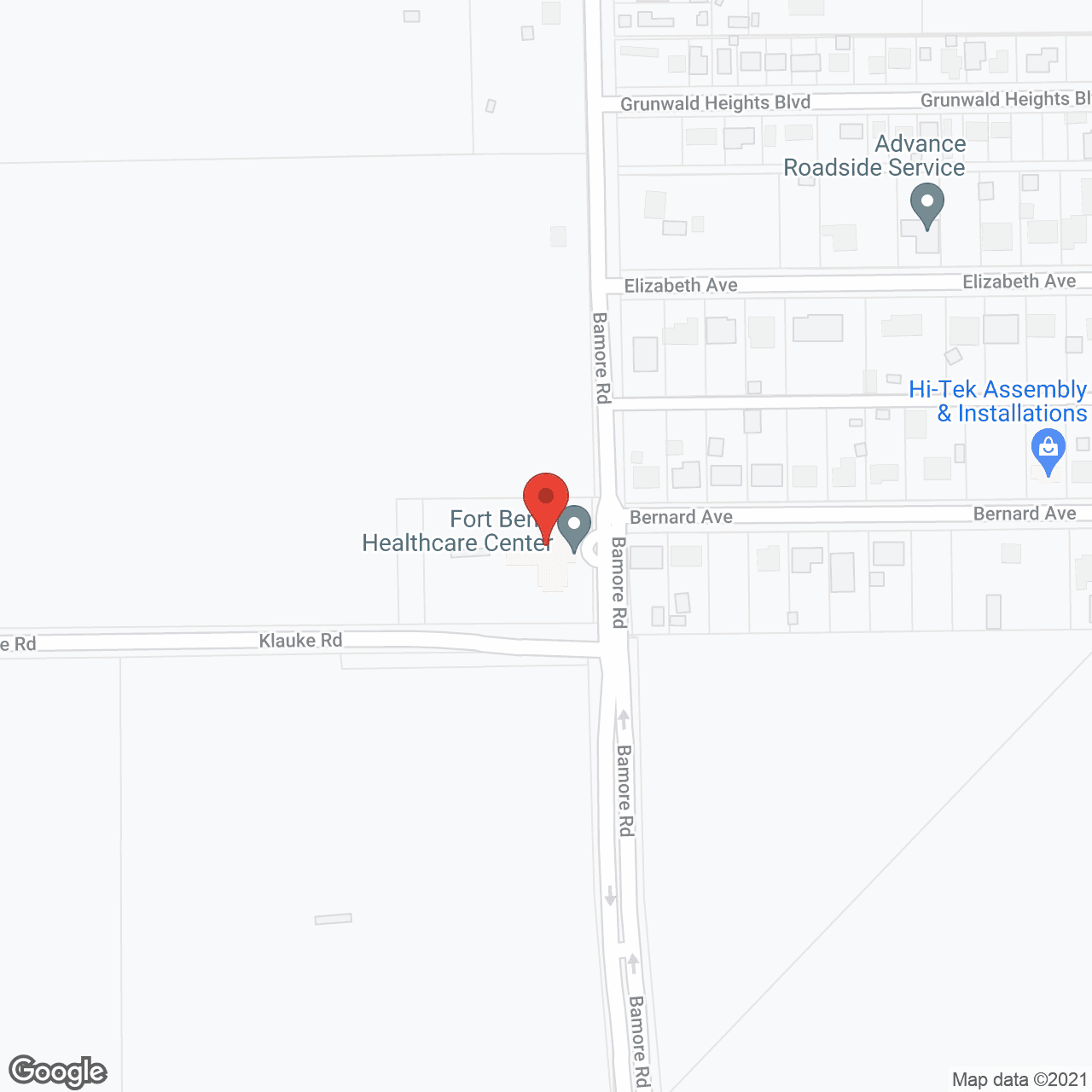 Fort Healthcare Ctr in google map